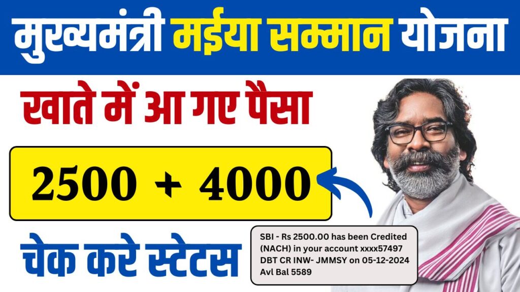 Mukhyamantri Maiya Samman Yojana Installment