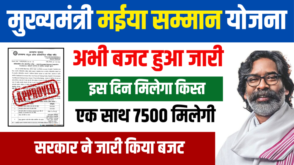 Maiya Samman Yojana Budget Released